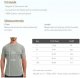 Men's Curved Hem 100% Slub Cotton T-Shirt Premium Casual Stylish Soft Tee