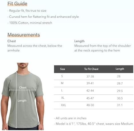 Men's Curved Hem 100% Slub Cotton T-Shirt Premium Casual Stylish Soft Tee