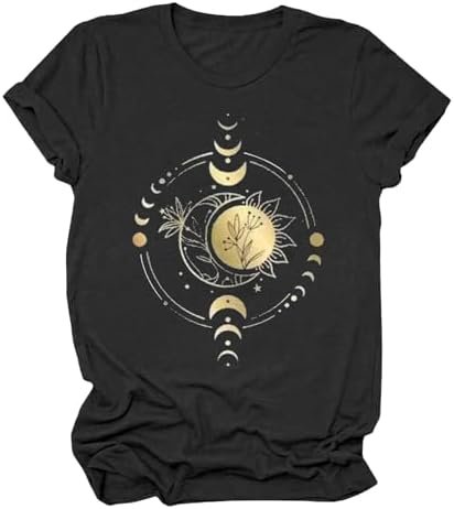 Womens Polo Shirts Short Sleeve Womens Oversized Tshirt Graphic Tees Crew Neck Summer Short Sleeve Loose Fit tops