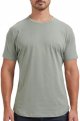 Men's Curved Hem 100% Slub Cotton T-Shirt Premium Casual Stylish Soft Tee